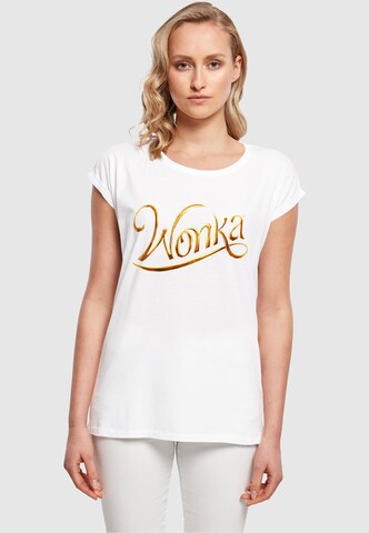 ABSOLUTE CULT Shirt 'Wonka' in Wit: voorkant