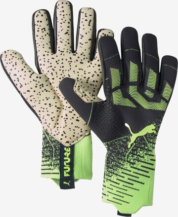 PUMA Athletic Gloves 'Future Z One' in Green: front