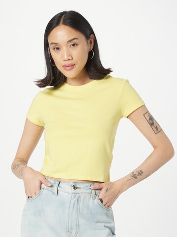 T-shirt Urban Classics en jaune : devant