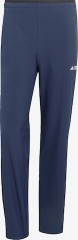 ADIDAS TERREX Outdoor Pants 'Multi Liteflex' in Blue: front