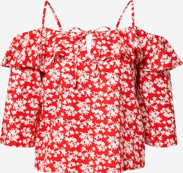 ABOUT YOU Blouse 'Jeanette' in Rood: voorkant