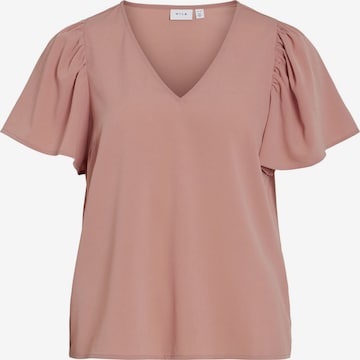 Camicia da donna di VILA in rosa: frontale