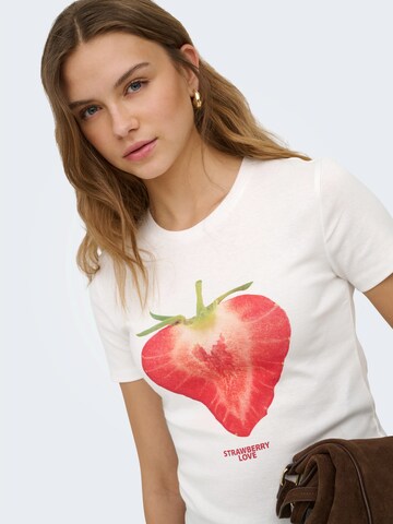 ONLY Koszulka w kolorze biały