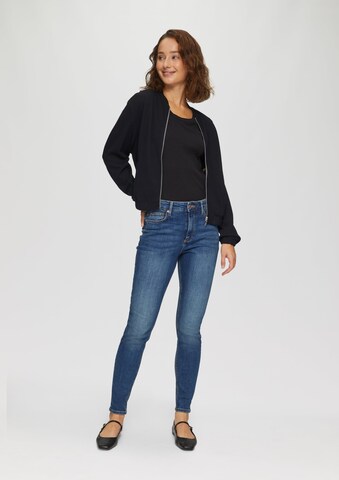 QS Strickjacke in Schwarz