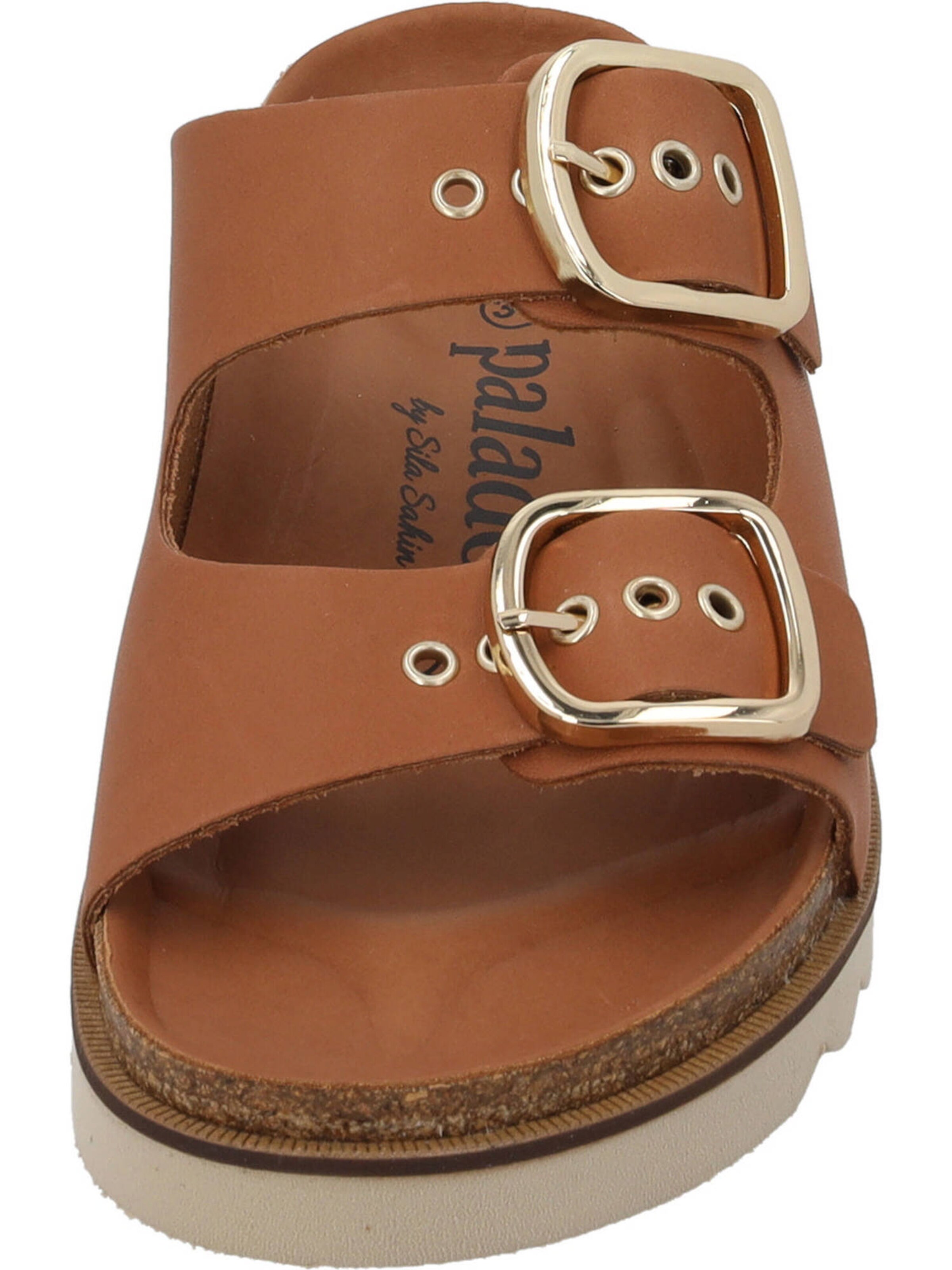 Palado by Sila Sahin Pantolette 'Korfu' in Braun