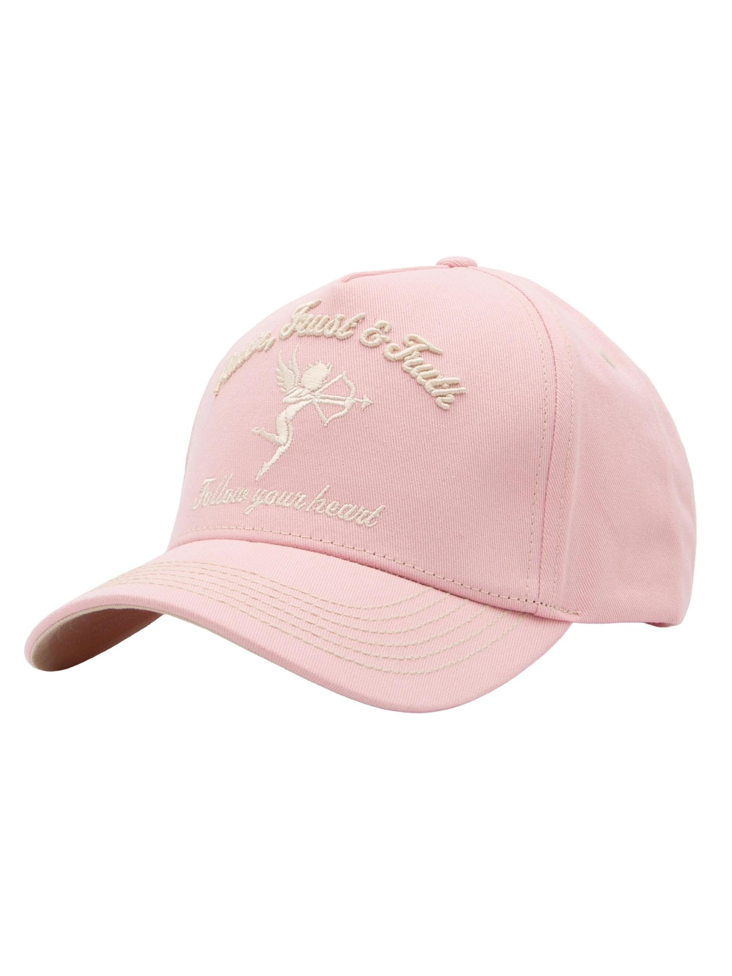 Amor, Trust & Truth Cap 'Follow Your Heart' in Pink: front