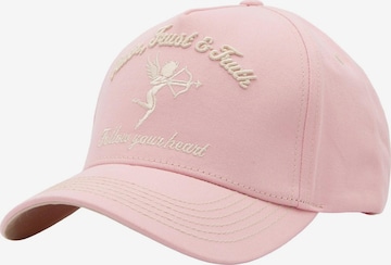 Amor, Trust & Truth Cap 'Follow Your Heart' in Pink: front