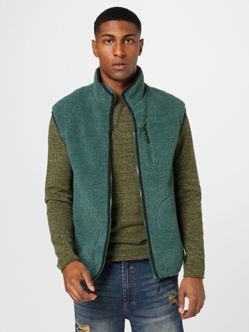 BLEND Bodywarmer in Groen: voorkant