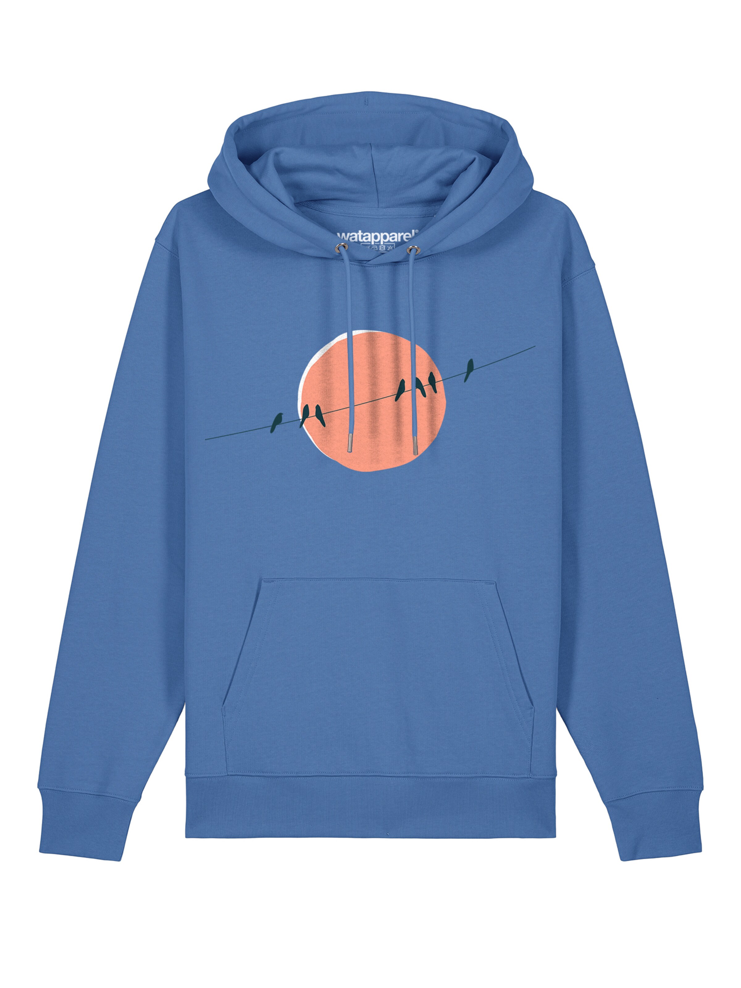 Watapparel Sweatshirt 'Countryside 01' in Blue: front