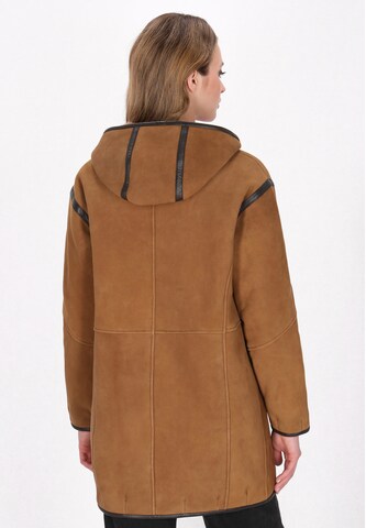 DreiMaster Vintage - Abrigo de invierno en marrón