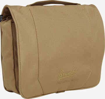 Brandit Toiletry Bag in Beige: front