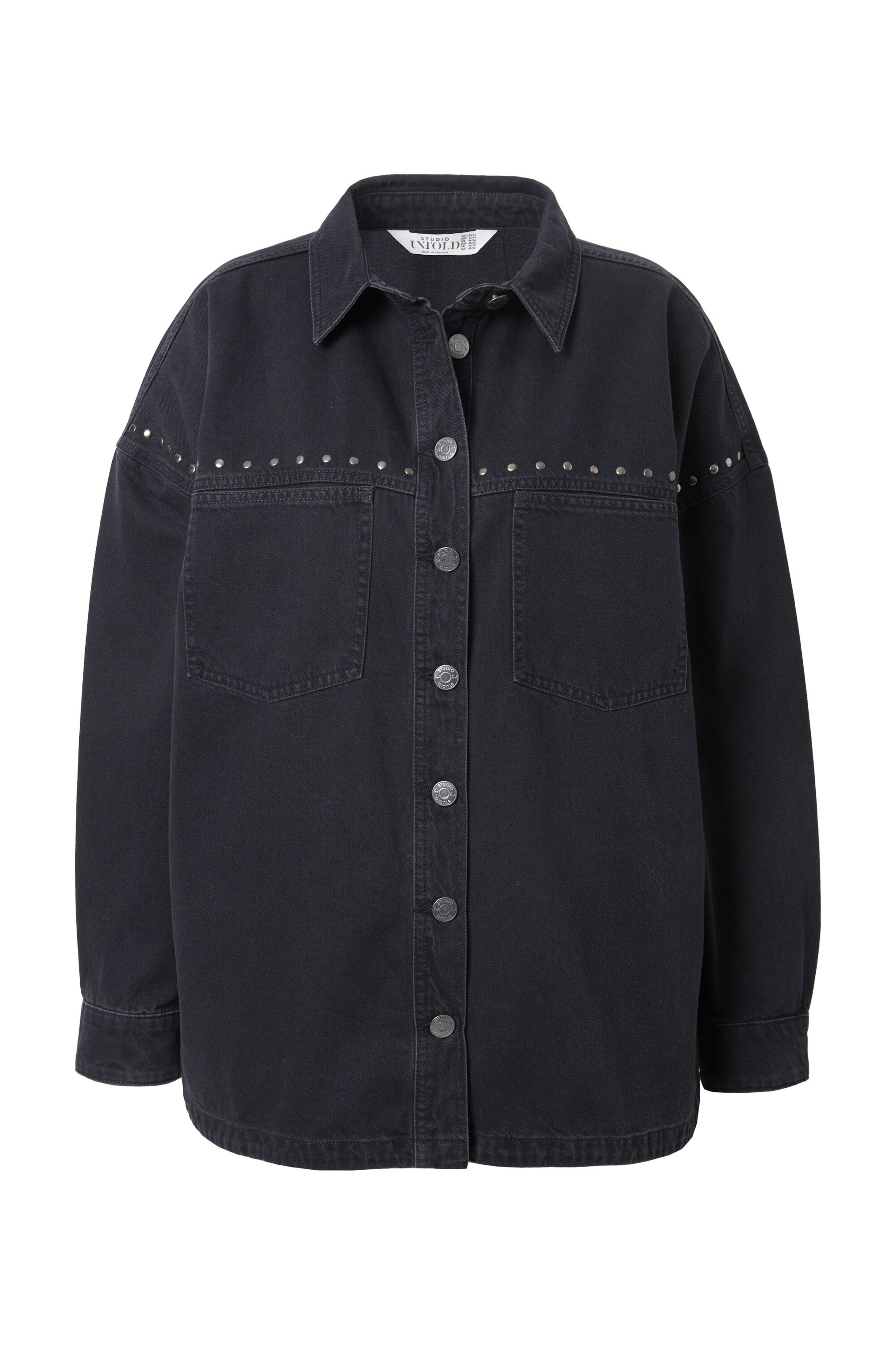 Studio Untold Bluse in schwarz, Produktansicht