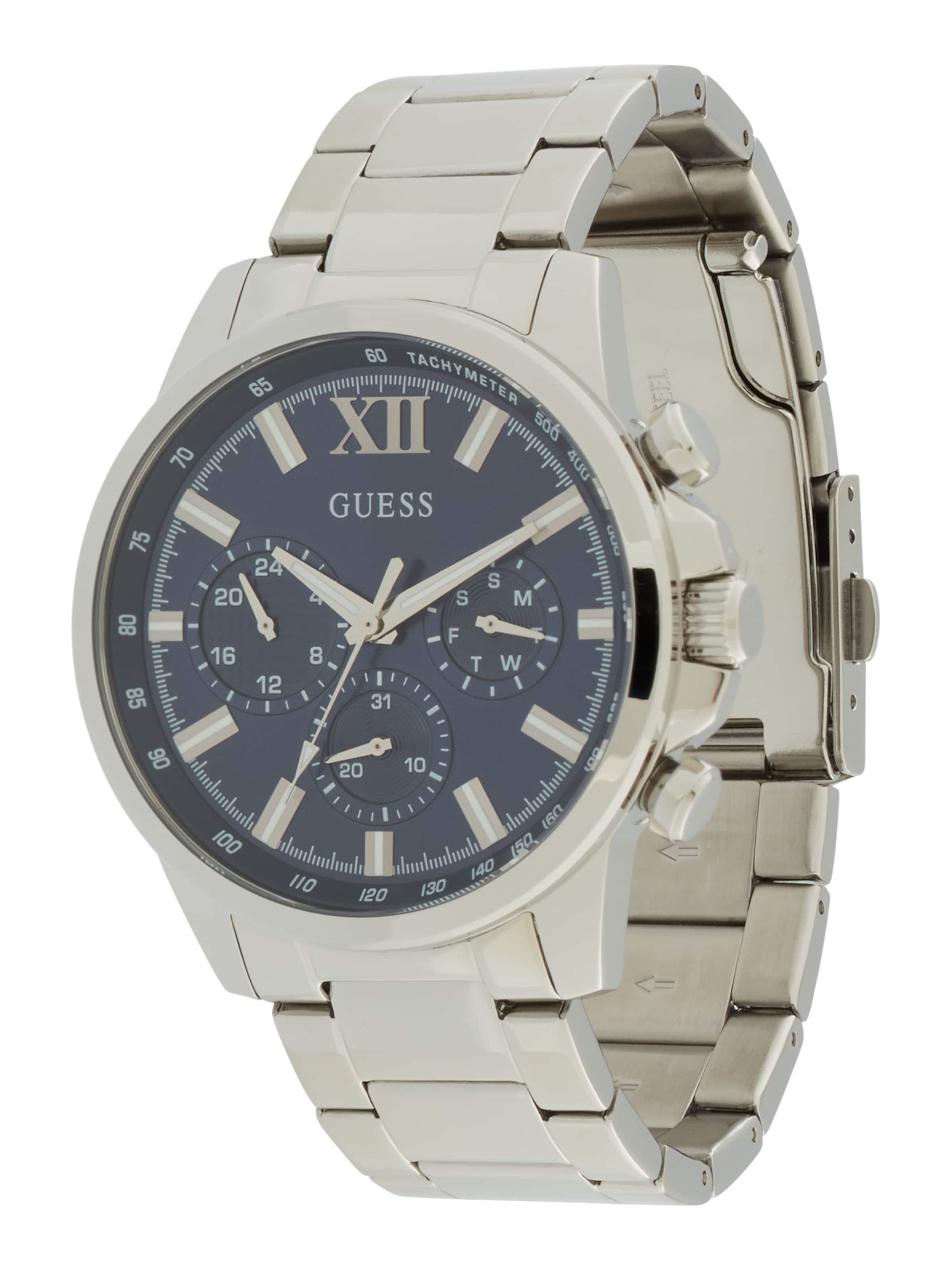 About You Guess Uhren Sale GUESS Uhr 'WALKER' In Silber ABOUT YOU