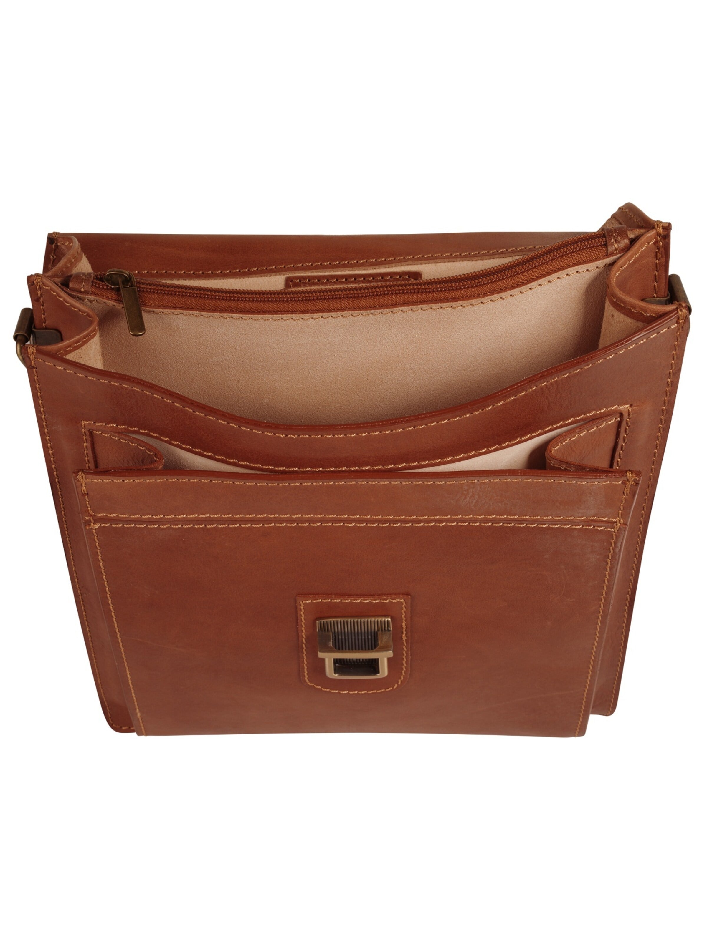 Sac à bandoulière piké en marron