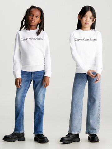 Sweat Calvin Klein Jeans en blanc