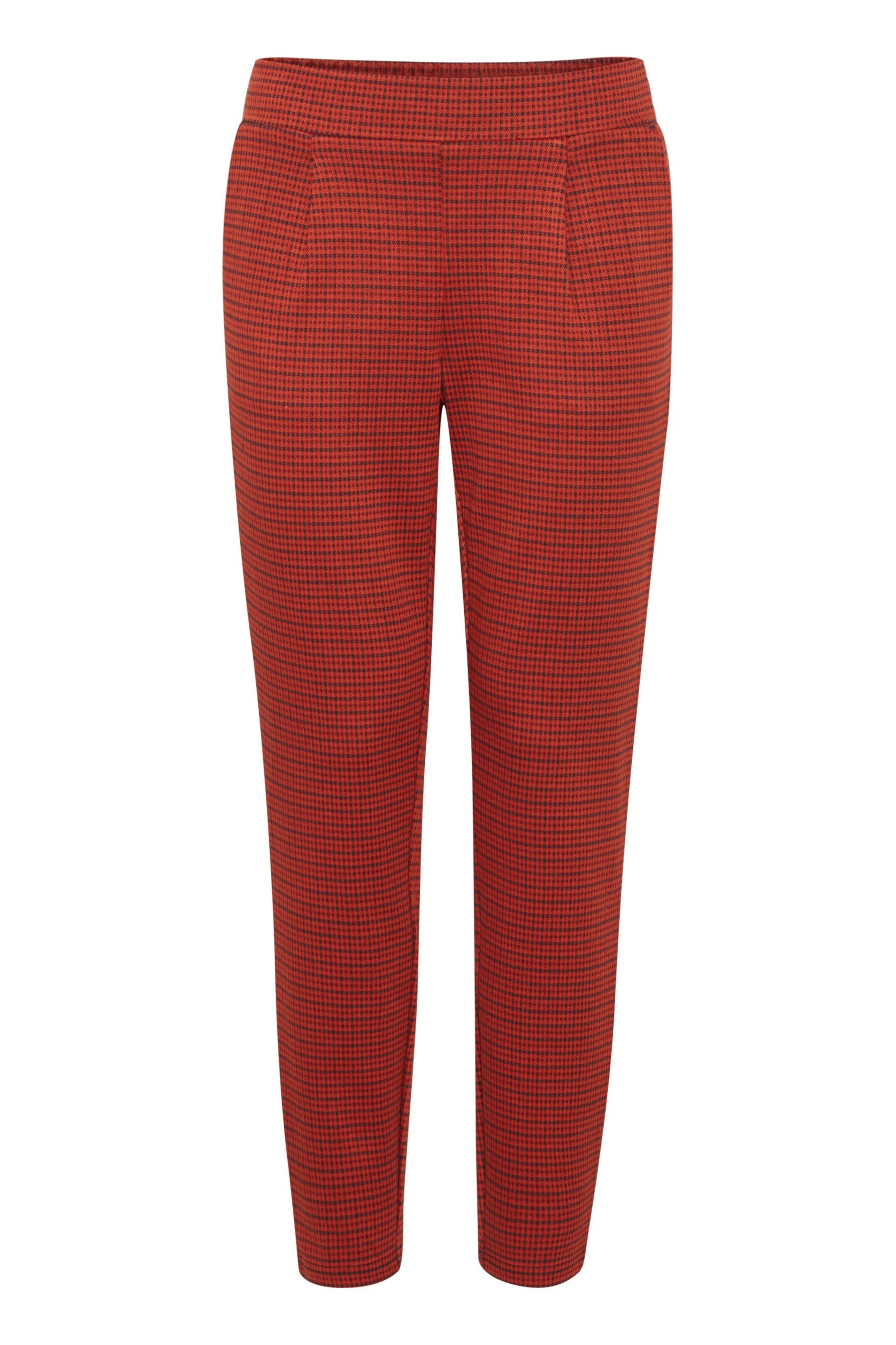 ICHI Slimfit Hose 'IHKate' in Rot: Vorderseite