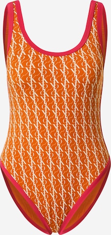 Calvin Klein Swimwear Fürdőruhák - narancs: elől