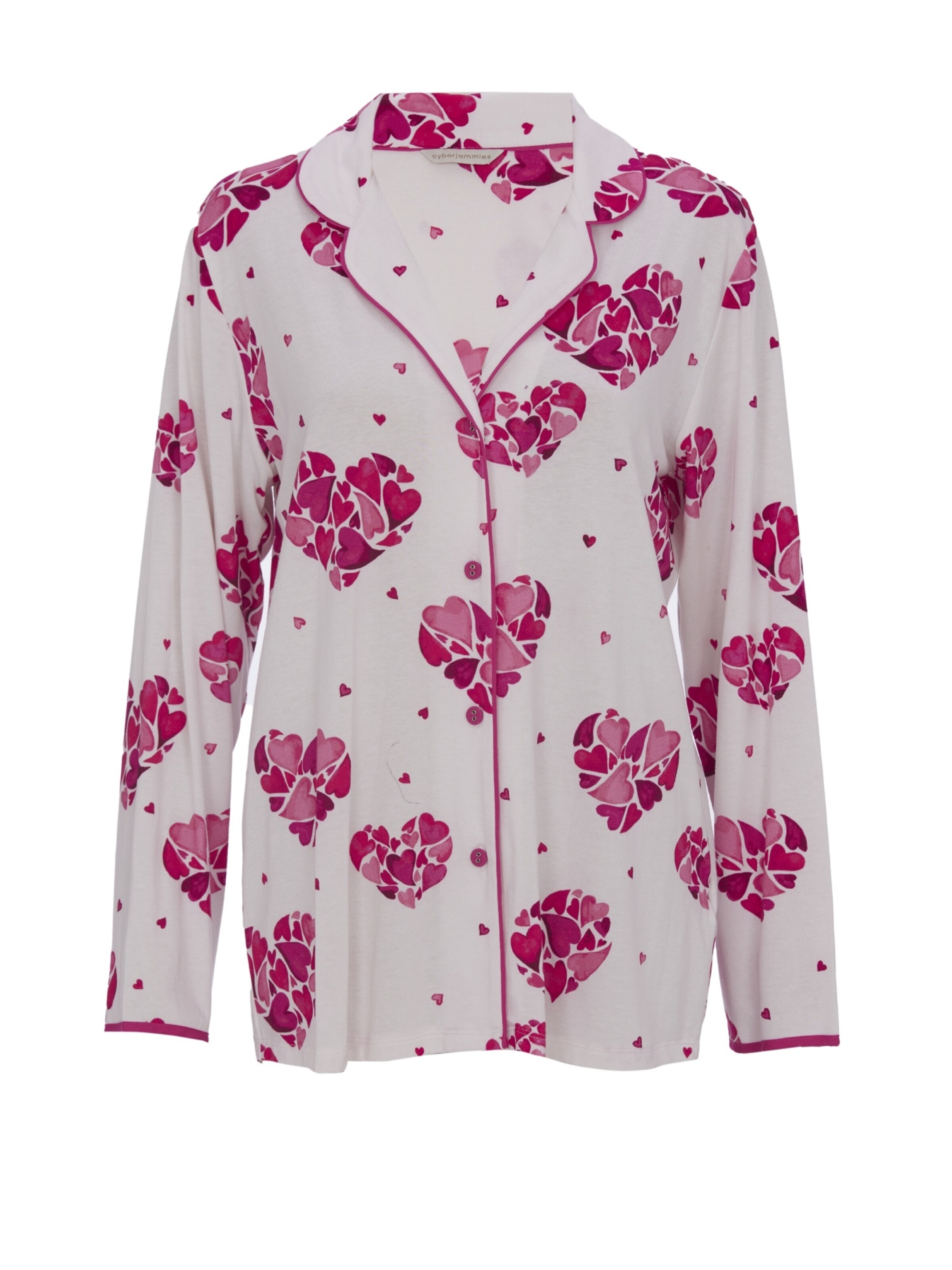 Chemise de nuit 'Aria' Cyberjammies en blanc : devant