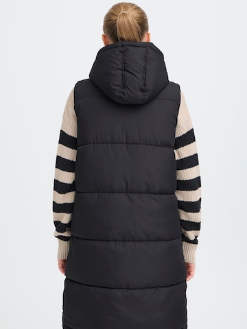 Gilet ' OXMINNA LONG ' di Oxmo in nero