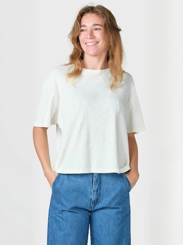 Klitmøller Collective Top ' Mila ' in White: front