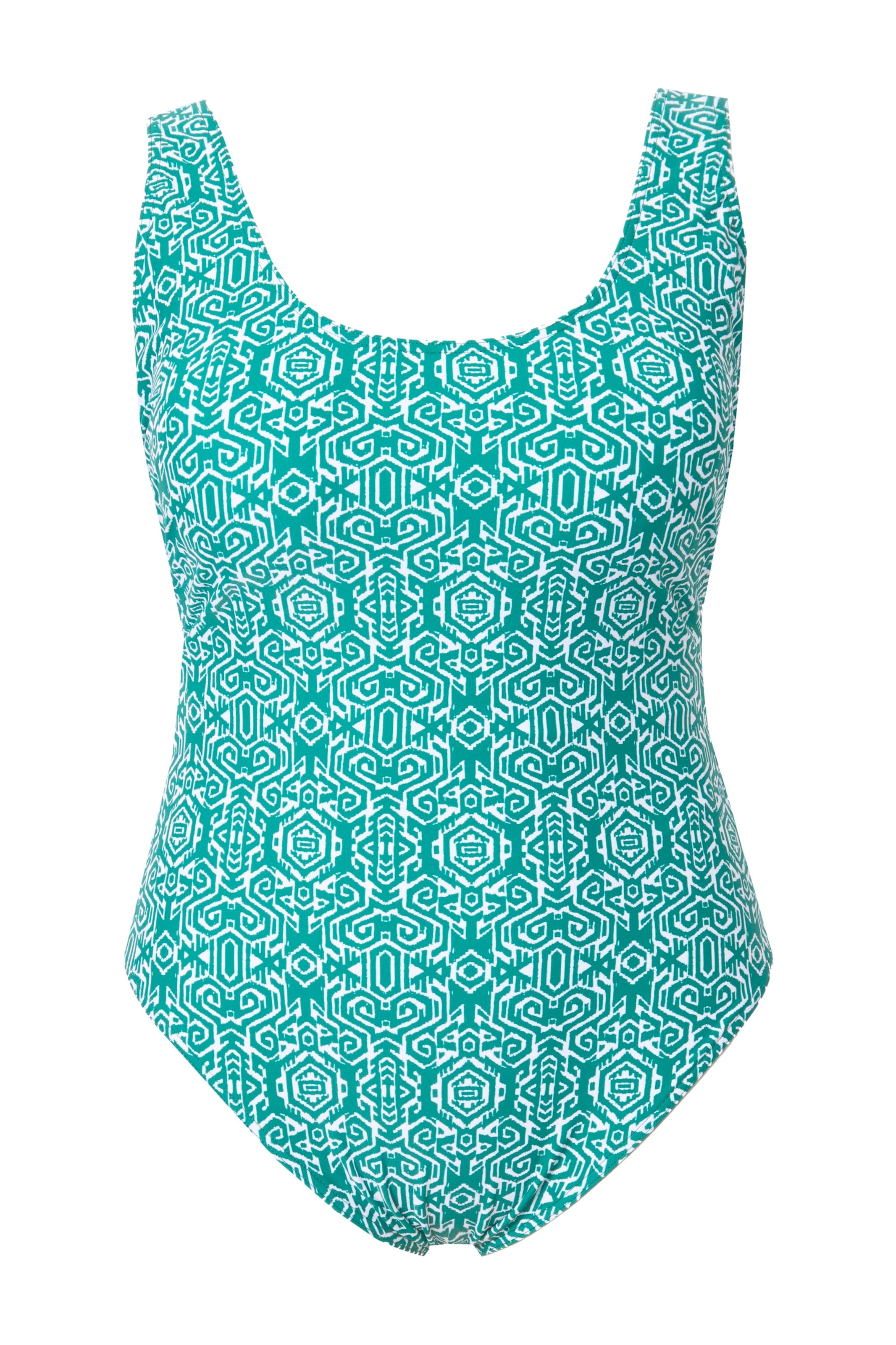 Studio Untold Bustier Badeanzug in Blau: Vorderseite