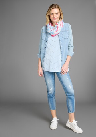 LAURA SCOTT Schlauchschal in Blau