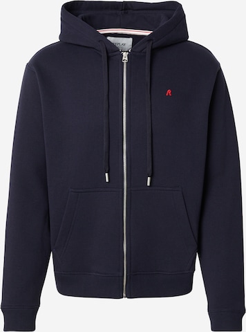 Hanorac de la REPLAY pe albastru: față