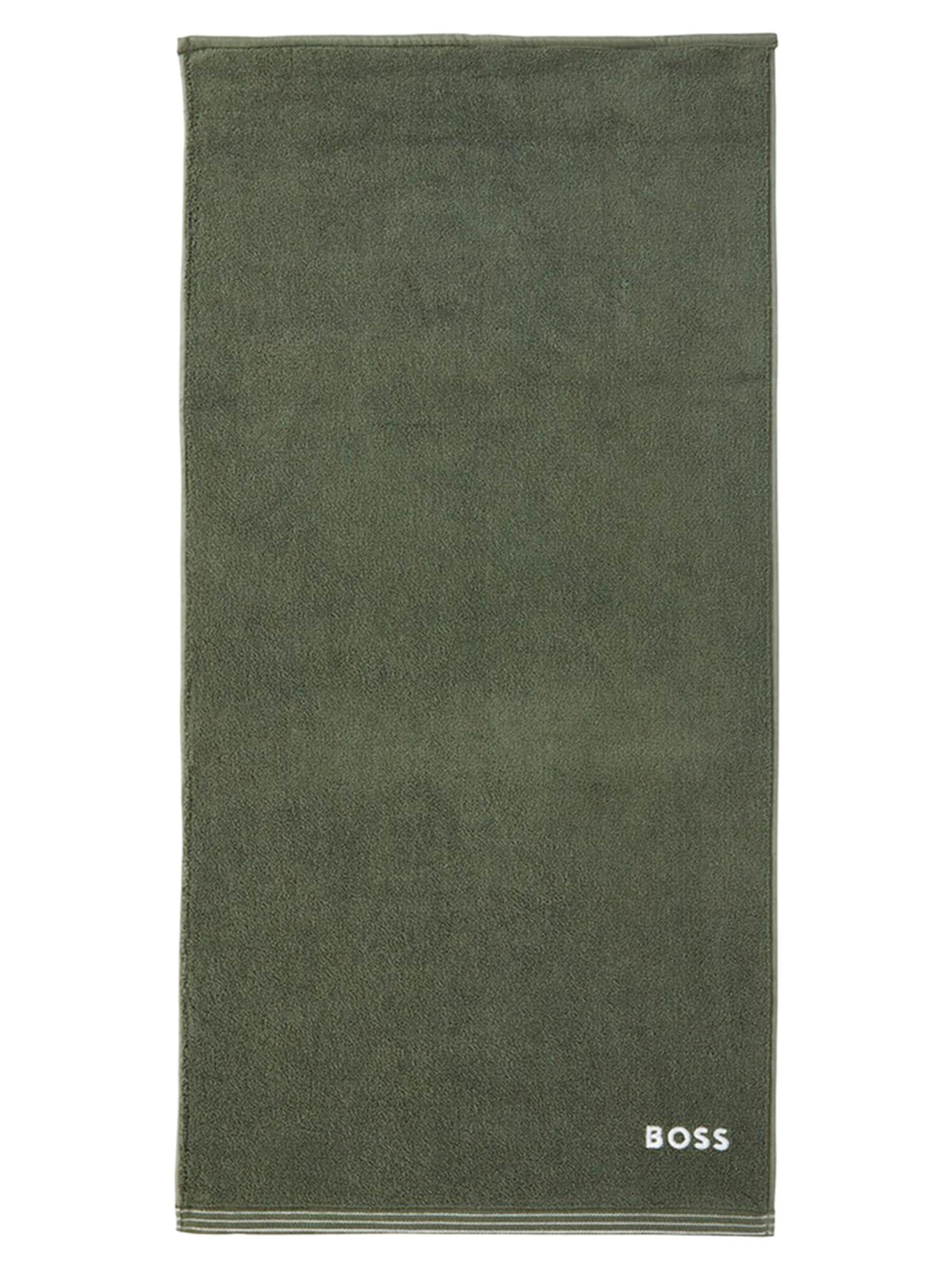 BOSS Home Towel 'EDGE' in Grey: front