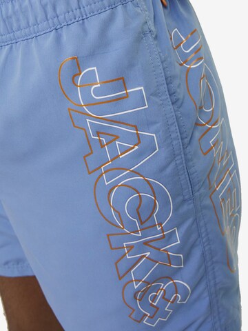 JACK & JONES Kratke kopalne hlače 'FIJI SWIM' | modra barva