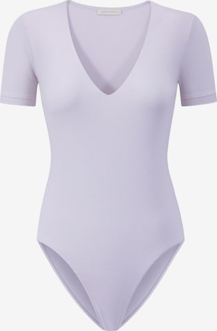SASSYCLASSY Shirt bodysuit in Purple: front