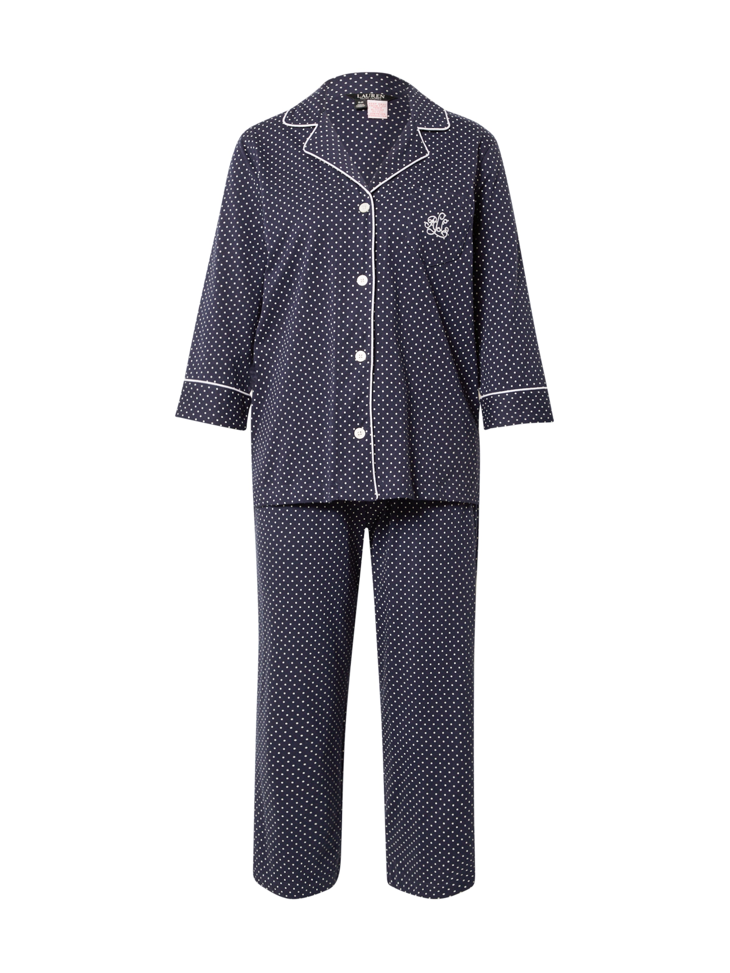 Pigiama di Lauren Ralph Lauren in blu: frontale