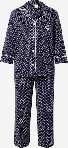 Pyjama Lauren Ralph Lauren en bleu : devant