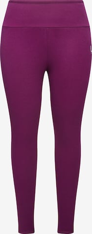 Ulla Popken Leggings in Purple: front