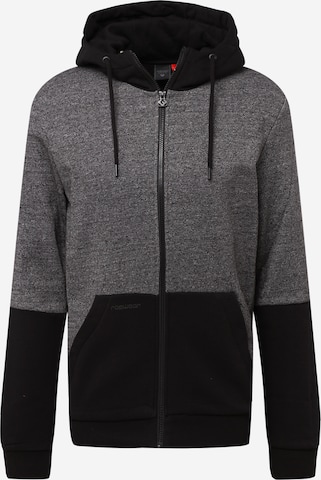 Ragwear Zip-Up Hoodie 'MITON' in Grey: front