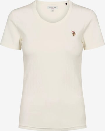 U.S. POLO ASSN. Shirts 'Carola' i hvid: forside