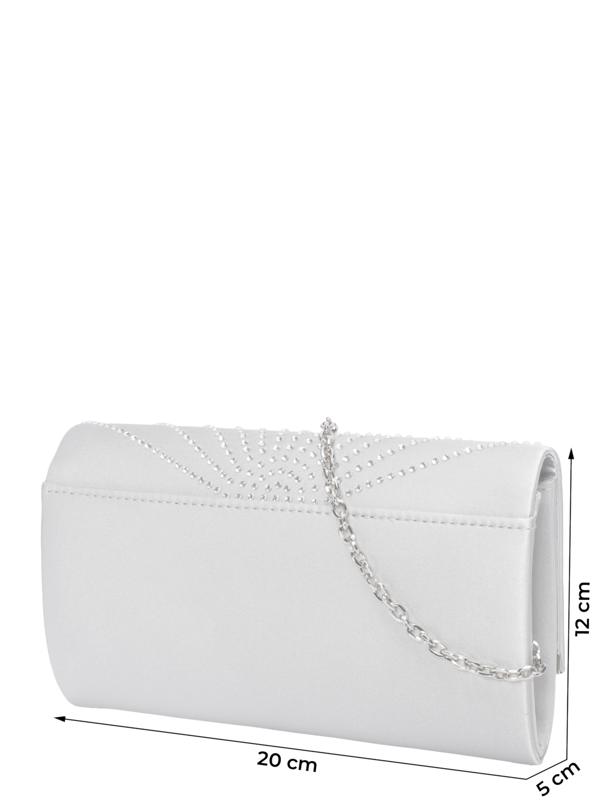 mascara Clutch in Silver