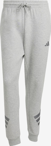 ADIDAS SPORTSWEAR - Tapered Pantalón deportivo 'FI' en gris: frente