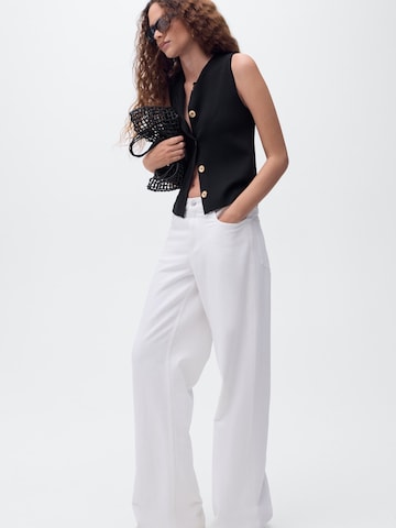MANGO Gebreide bodywarmer 'YOLANDO' in Zwart