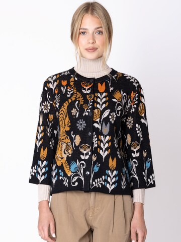 IVKO Woman Strickjacke in Schwarz: Vorderseite