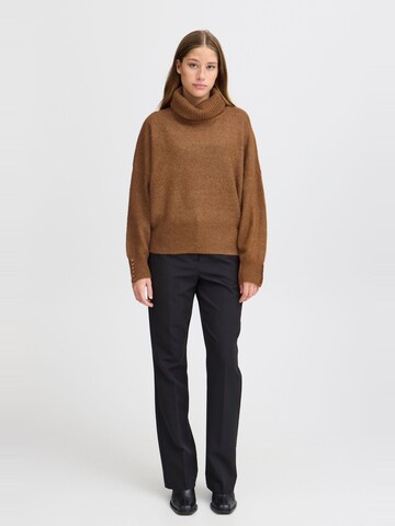 ICHI Pullover 'Kamara' in Braun