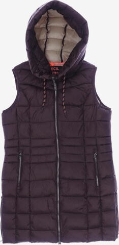 CECIL Vest in M in Brown: front