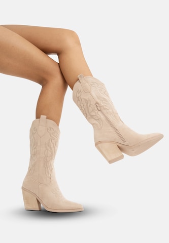 Stivale da cowboy di Salinyang in beige