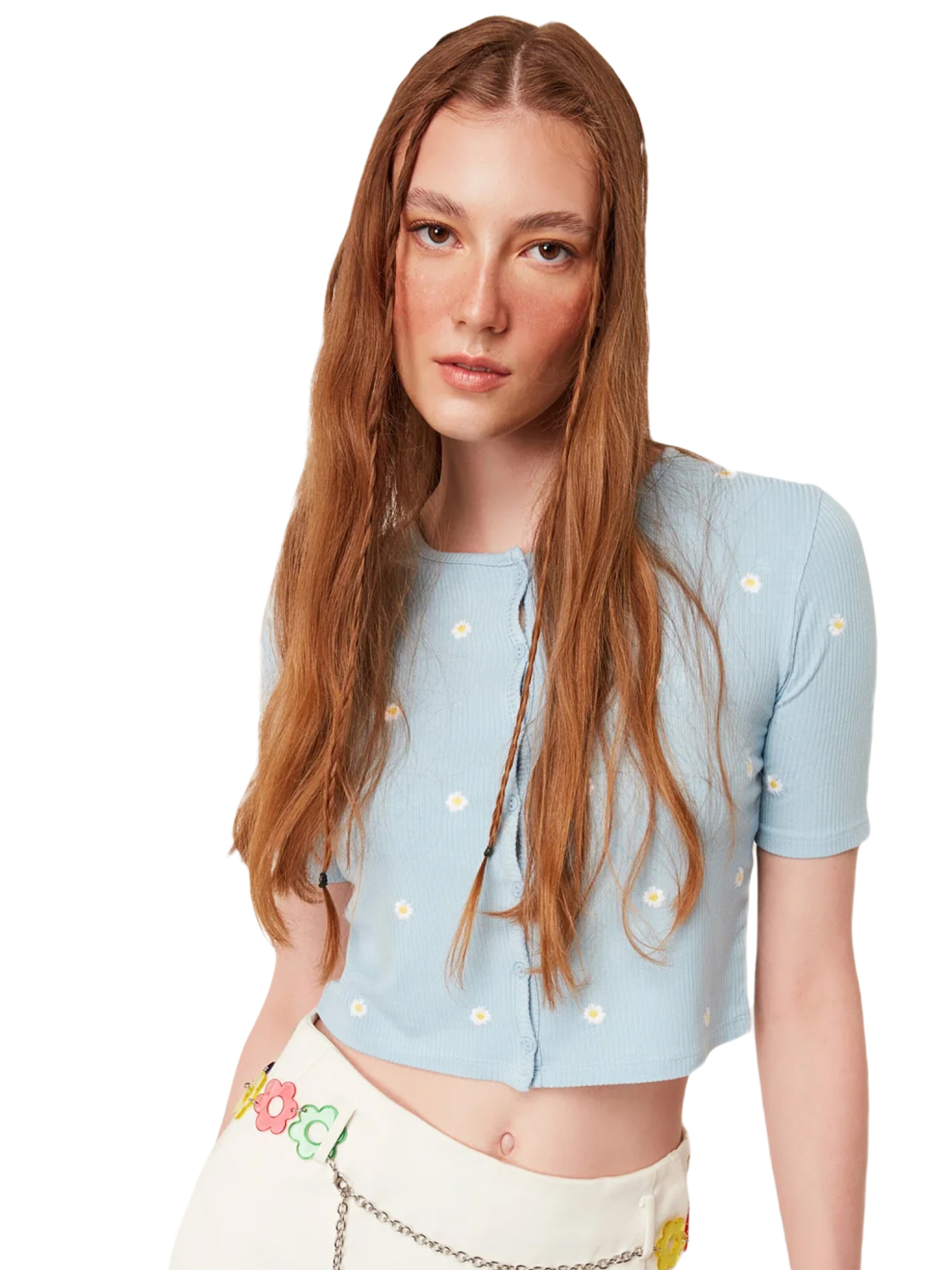 Cardigan No Matter What en bleu