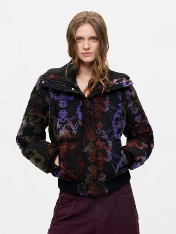 Desigual Between-season jacket in Black: front
