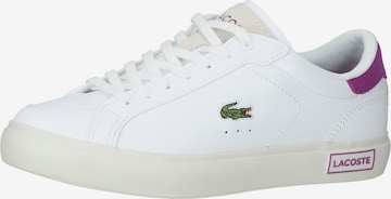 LACOSTE Sneakers laag 'Powercourt' in Wit: voorkant