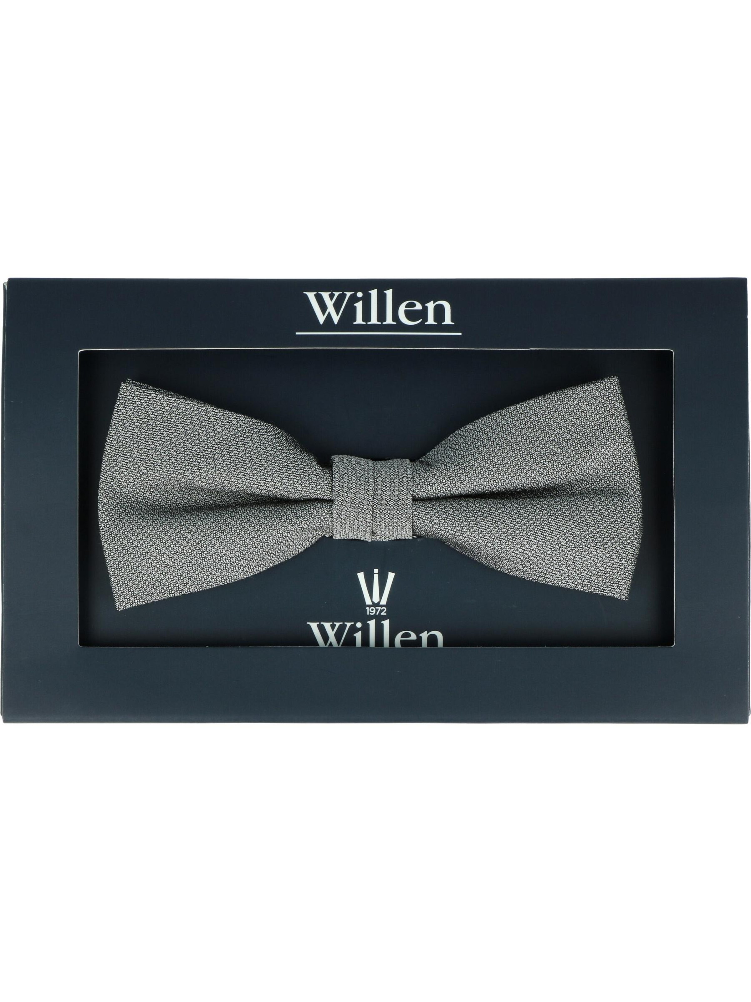WILLEN Bow Tie 'Uni Struktur' in Grey