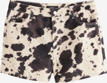 Next Regular Jeans in Beige: voorkant