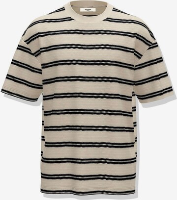 T-Shirt JACK & JONES en beige : devant