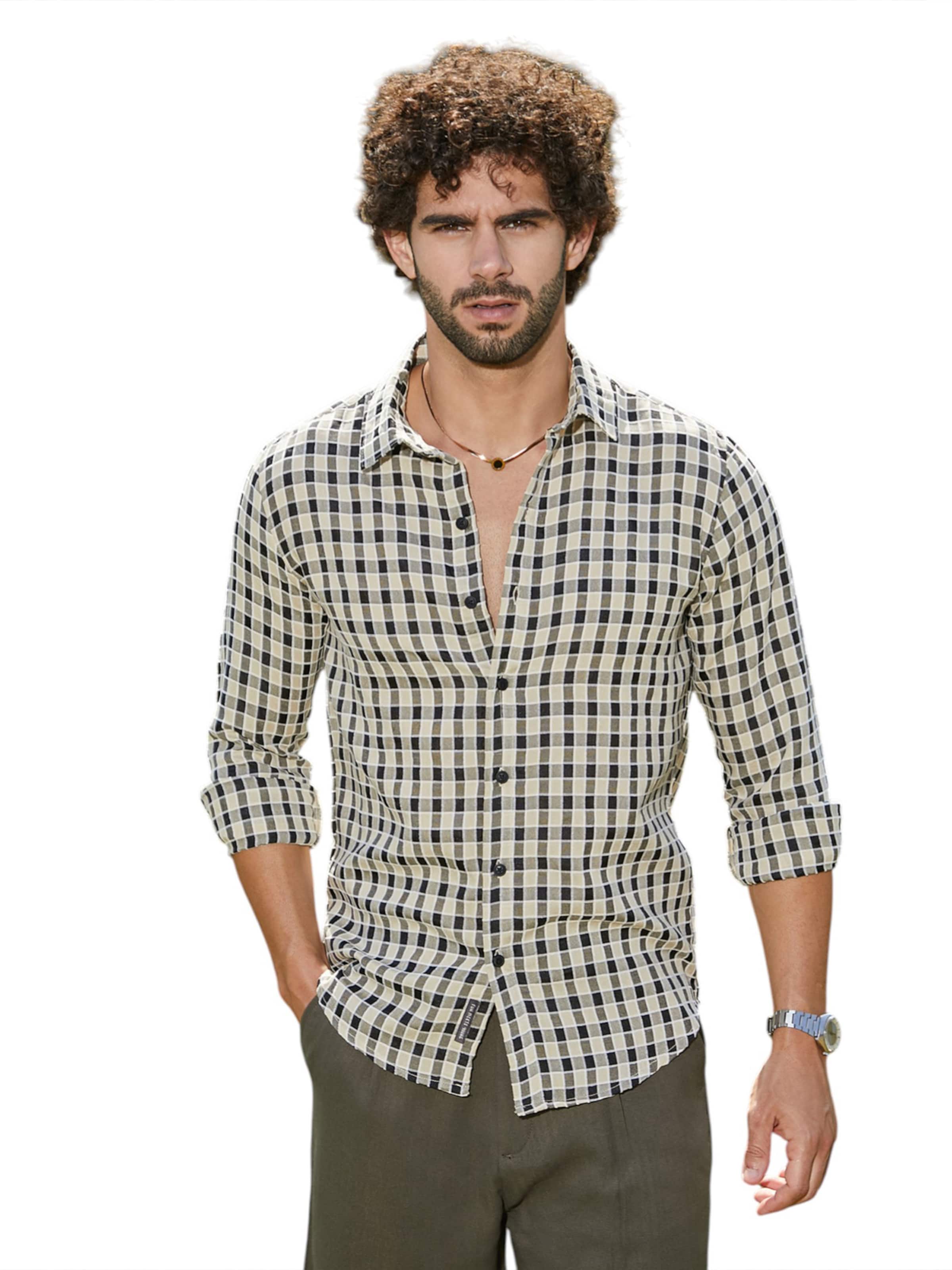 Campus Sutra - Regular Fit Camisa 'Aisha' em azul: frente