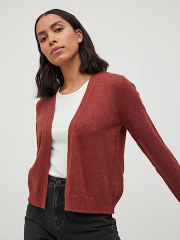 VILA Knit Cardigan 'Ril' in Red